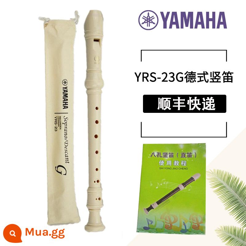 Máy ghi âm Yamaha 8 lỗ 8 lỗ phong cách Đức YRS-23G Anh 24B treble C máy ghi âm học sinh giảng dạy sáo cho người mới bắt đầu - YRS-23G phong cách Đức [quà tặng tiêu chuẩn + sách giáo khoa] SF Express miễn phí vận chuyển