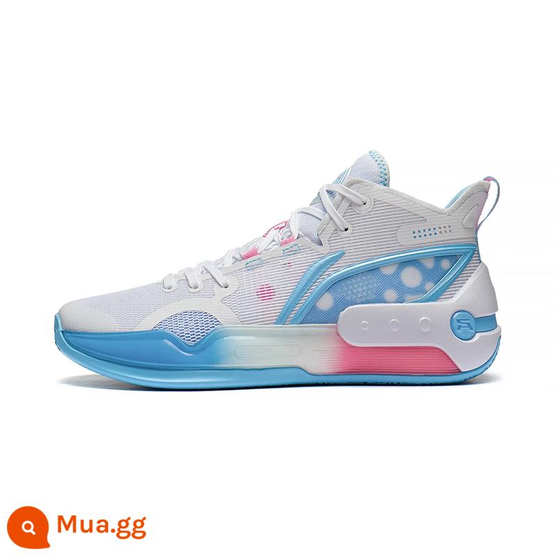 Giày bóng rổ Li Ning Yushuai 16 giày bóng rổ chuyên nghiệp một mảnh nhẹ có độ bật cao dành cho nam ABAS053-2 - Bột màu trắng xanh ABAS053-3