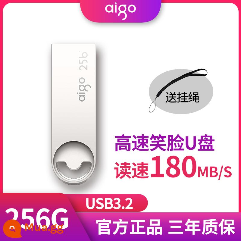 Nhà Yêu Nước Flagship Store Đĩa U 64G Tốc Độ Cao 3.1 Kim Loại Ô Tô Ổ Đĩa U Máy Tính USB Bút 128G tùy Chỉnh Chính Thức Xác Thực - Ổ đĩa flash USB tốc độ cao U312-256G