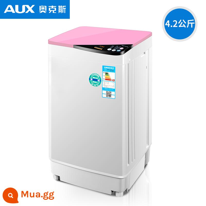 Oaks 3.0 kg Mẹ và trẻ em nhỏ bé Mini -Automatic Máy giặt trẻ em Ký túc xá Hộ gia đình Máy giặt gia đình - Thu hải đường đỏ