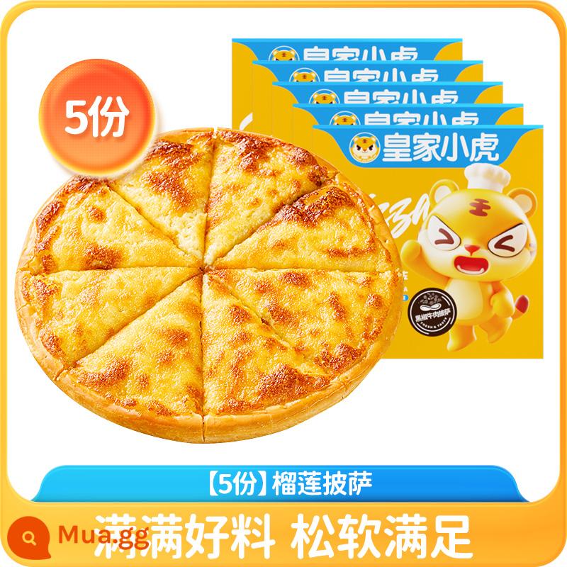 Pizza sầu riêng Royal Tiger làm nóng bán thành phẩm nguyên liệu ăn liền pizza bữa sáng cho trẻ em pizza nồi chiên không khí - [5 phần Kiểm Soát Sầu Riêng] Pizza Sầu Riêng 5