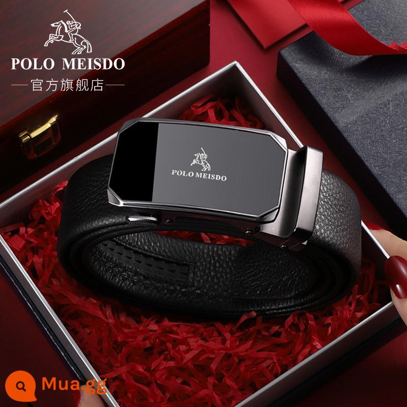 Anh Polo Ralph Lauren Chính Thức Chính Hãng Thắt Lưng Nam Da Nam Khóa Tự Động Thắt Lưng Thương Hiệu Cao Cấp Phù Hợp Với Thanh Niên Thắt Lưng - [SF Express] PL6 đi kèm với [hộp quà tặng tại quầy] màu gunmetal