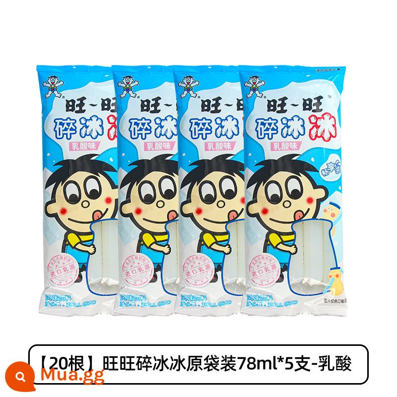 Muốn Muốn Đá Nghiền 78Ml * 80 Cốc Có Hương Vị Que Đông Lạnh Kem Popsicle Hút Đá Thạch Gia Đình Gói Bán Buôn - [20 miếng]Đá nghiền Wangwang 78ml-Hương chua Lactic