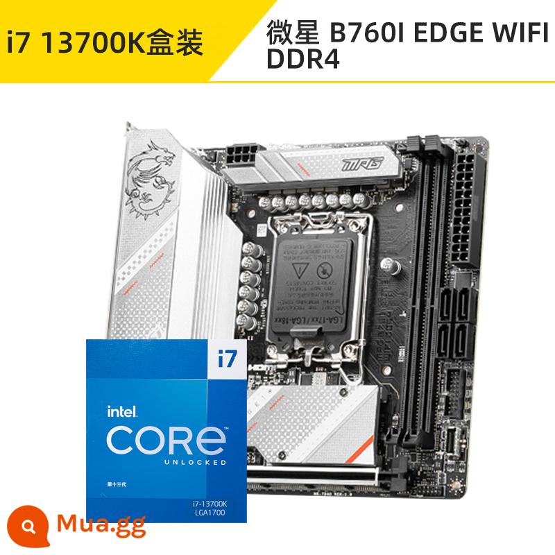 Bộ CPU bo mạch chủ MSI B760I EDGE WIFI D4+13400F/13600KF/13700KF - MSI B760I EDGE WIFI DDR4+i7 13700K đóng hộp