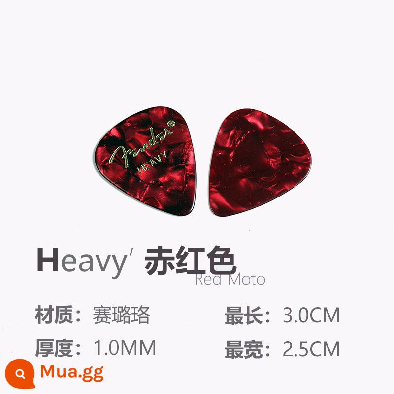 Đàn Fender Fender Hoa Kỳ sản xuất đàn guitar chính hãng chọn màu vỏ celluloid mùa xuân mảnh tướng ballad đàn guitar điện - Đỏ thẫm H 1.0