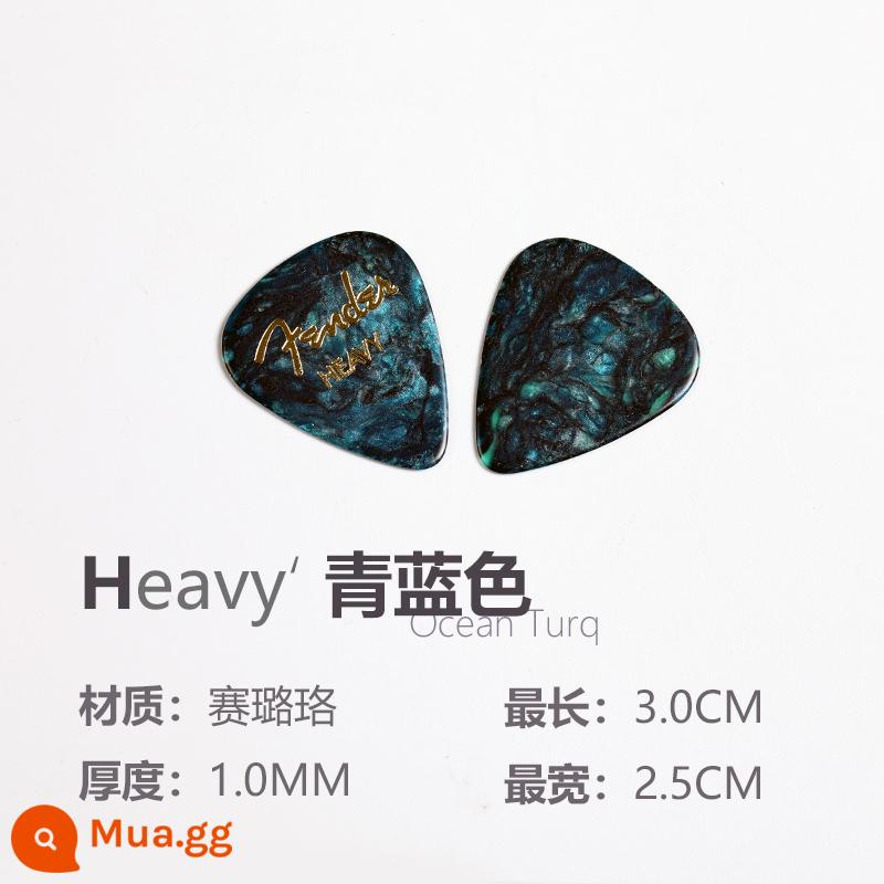 Đàn Fender Fender Hoa Kỳ sản xuất đàn guitar chính hãng chọn màu vỏ celluloid mùa xuân mảnh tướng ballad đàn guitar điện - Ngọc lam H 1.0