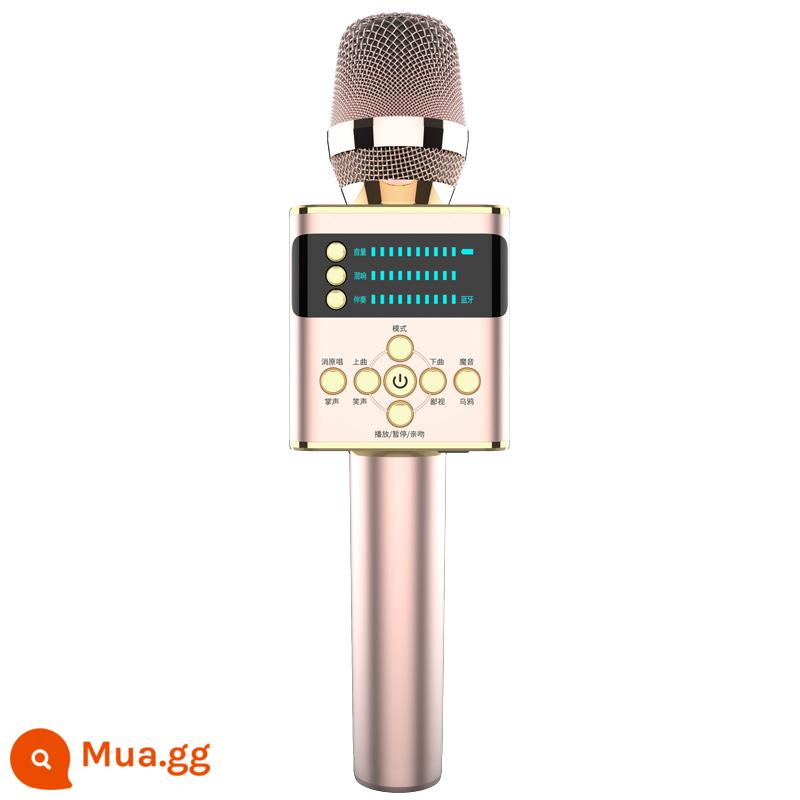 Sansui/Micrô Phong Cảnh Âm Thanh Micro Tích Hợp Nhà TV Bluetooth Không Dây Điện Thoại Di Động National K Song Artifact - Vàng hồng [âm lượng lớn + chất lượng cao + tuổi thọ pin dài]