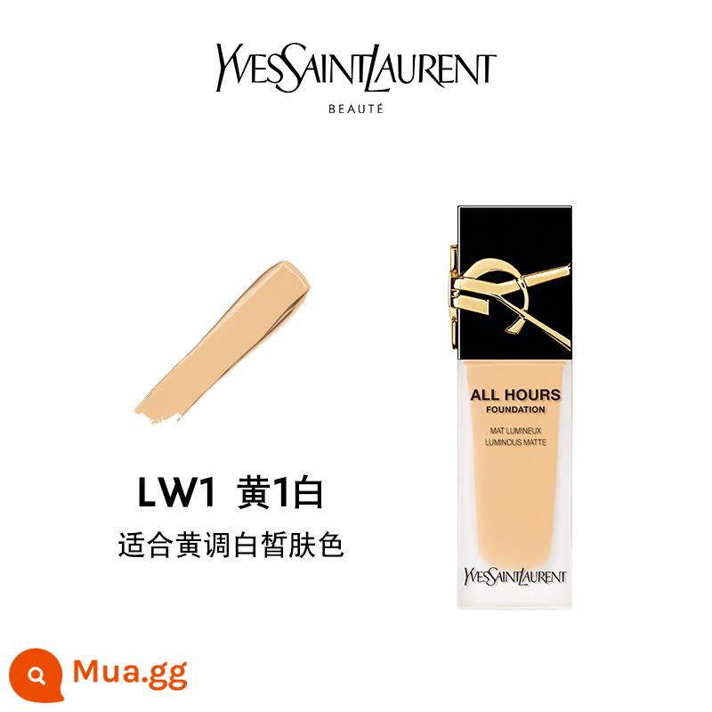 [Danh sách mới] Kem nền YSL Yves Saint Laurent Forever Liquid Foundation Trang điểm mặt mờ siêu mỏng Che khuyết điểm ngoan ngoãn Da dầu Love - LW1 | Vàng 1 Trắng