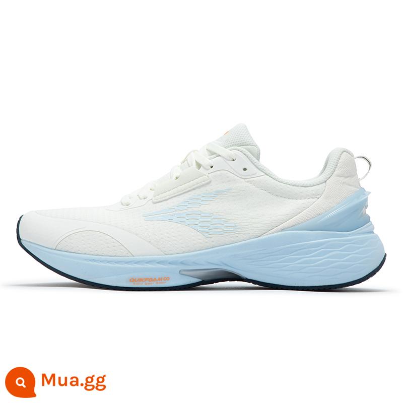 Giày thể thao nam 361 Feiyi 2.0 Pro mùa đông 2023 Giày chạy bộ lưới mới chống sốc Giày chạy bộ chống mài mòn dành cho nam - [Phiên bản dày] Trắng lông vũ/Xanh băng