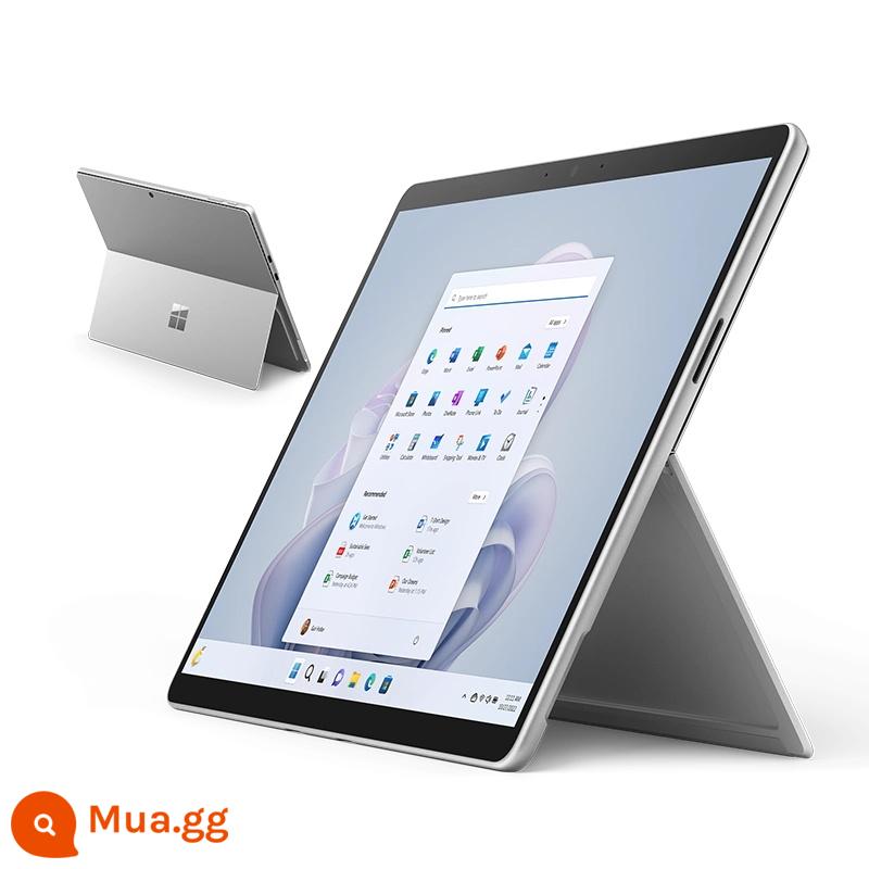 Microsoft/Microsoft Surface Pro 9 i5 máy tính bảng 13 inch hai trong một Win11 máy tính xách tay dành cho doanh nghiệp màn hình cảm ứng mỏng và di động - bạch kim sáng