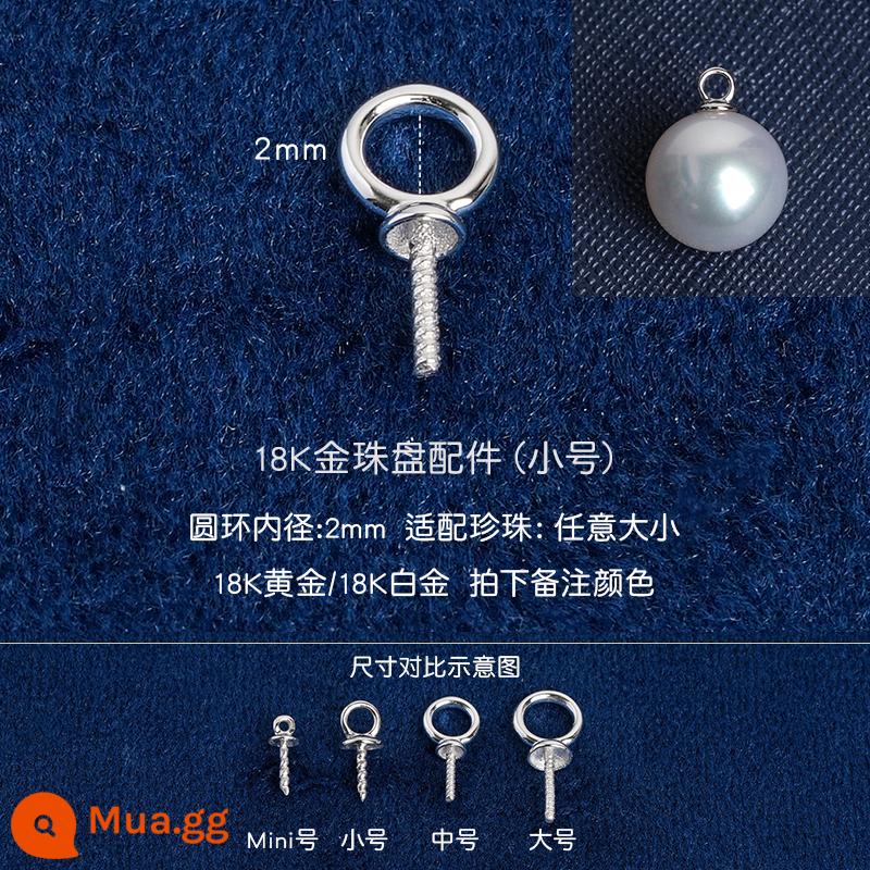 Pearl nâng cao liên kết chênh lệch giá tùy chỉnh phụ kiện khác nhau siêu liên kết chênh lệch giá tùy chỉnh bổ sung siêu liên kết chênh lệch giá - Phụ kiện tấm cườm vàng 18k (size nhỏ)