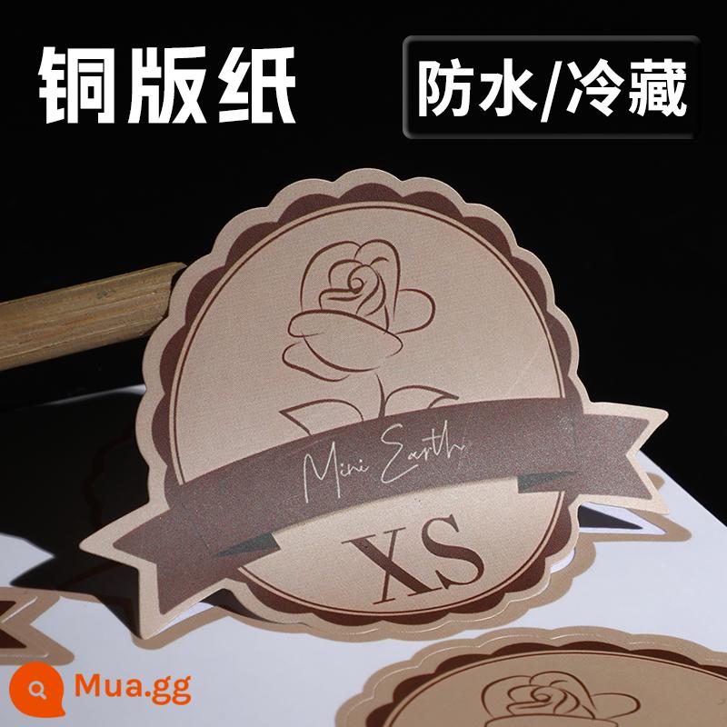 Tự dính tùy chỉnh mã QR WeChat nhãn dán tùy chỉnh nhãn hiệu in logo bronzing miếng dán chống nước quảng cáo - Dán giấy tráng