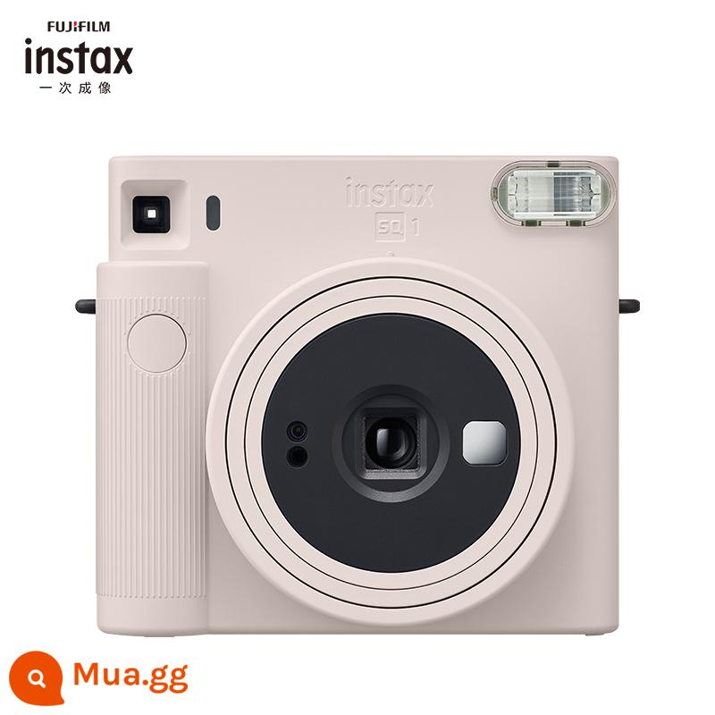 Fujifilm/Fuji instax SQ1 vuông retro chụp ảnh một lần Bộ máy ảnh Polaroid với giấy ảnh - Mica Trắng SQ1