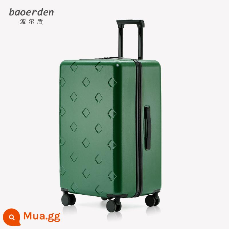 Vali sức chứa lớn Bol Shield vali nữ xe đẩy nam 24 inch mã sinh viên bao da du lịch 20 inch vali lên máy bay - Banana Green [Tặng hộp chống bụi - Miễn phí bảo hiểm vận chuyển - Miễn phí bảo hành trọn đời]