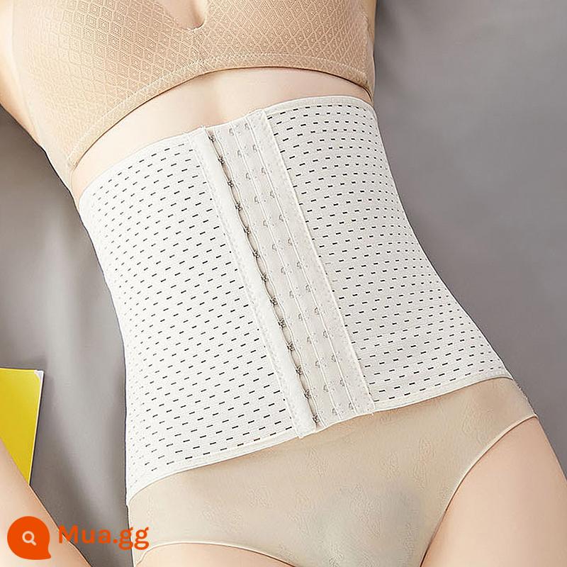 Eo corset mùa hè phần mỏng mạnh bụng nhỏ tạo tác nữ sau sinh bụng định hình giảm béo tráng corset - màu