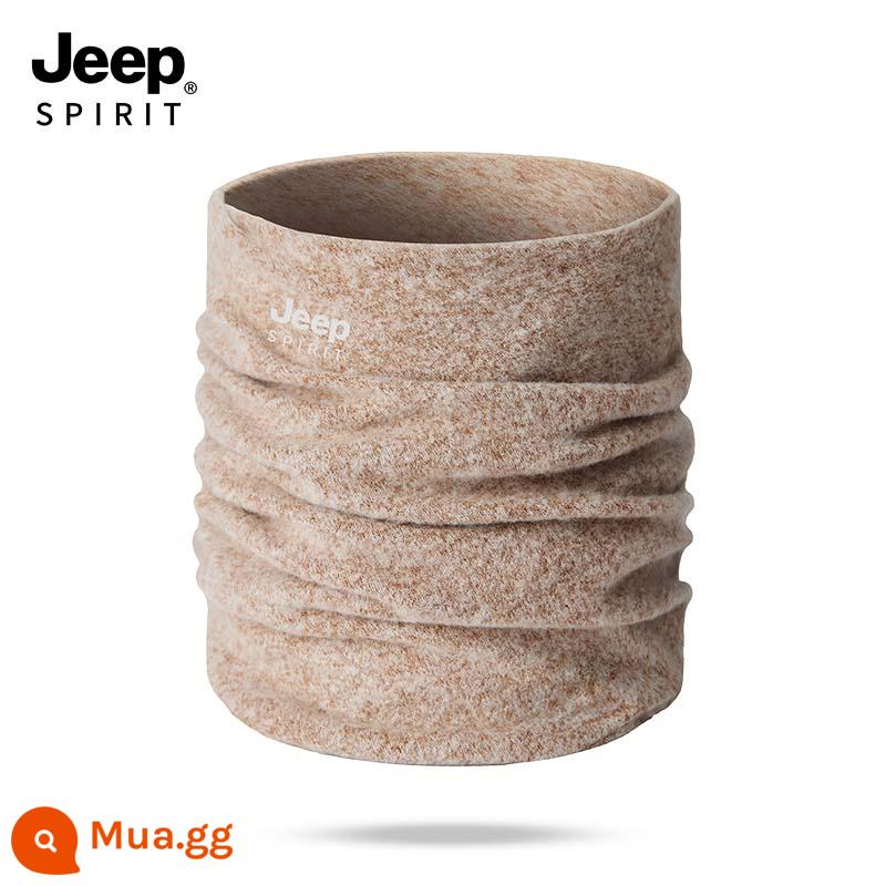 JEEP khăn nhỏ nam mùa đông nam cột sống cổ đi khăn lạnh và ấm ngoài trời xe máy mặt nạ cổ bao - Mẫu sử dụng kép rayon-kaki A0541