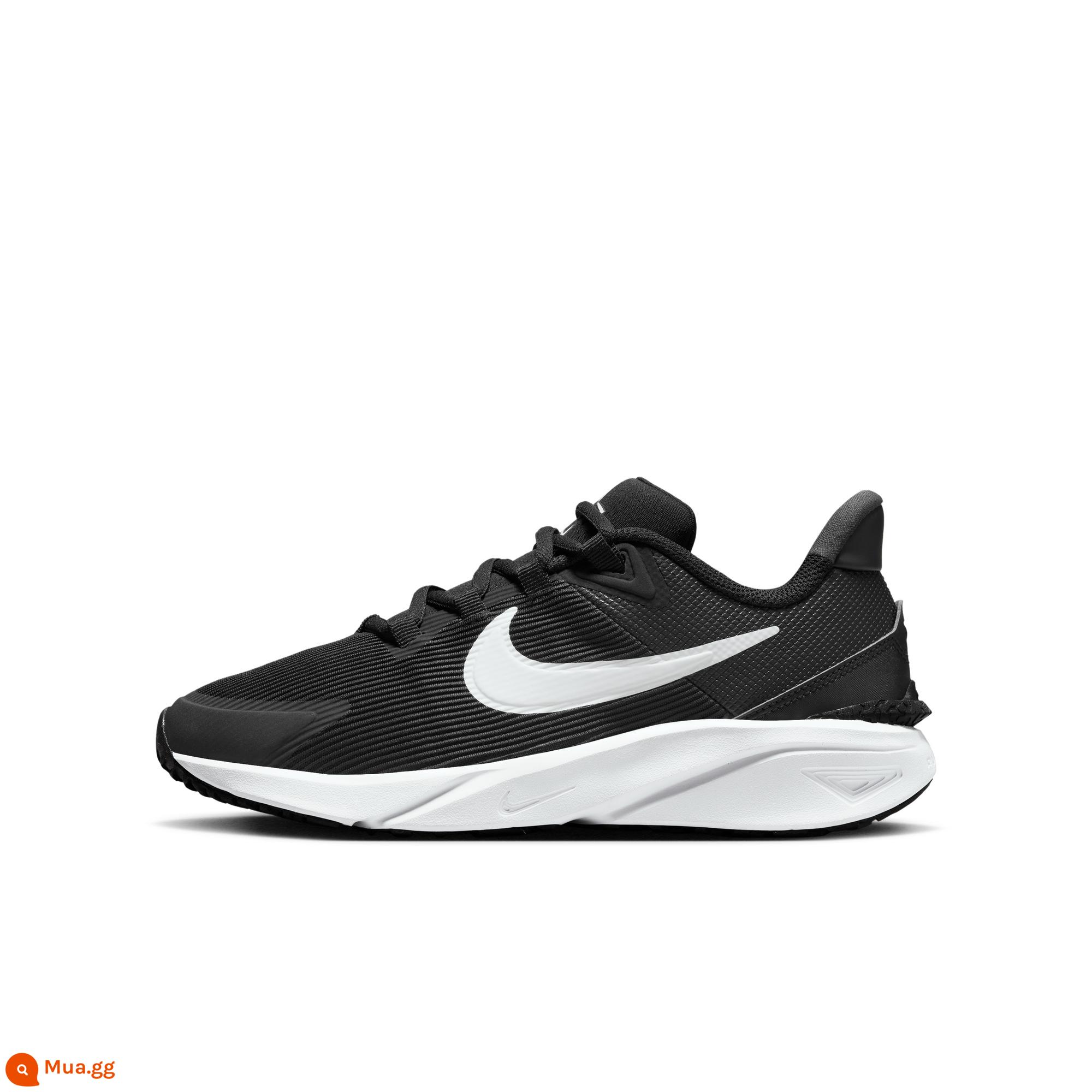 Giày chạy bộ đường trường trẻ em Nike STAR RUNNER 4 chính thức mùa đông DX7615 - 001 đen/trắng/đen than