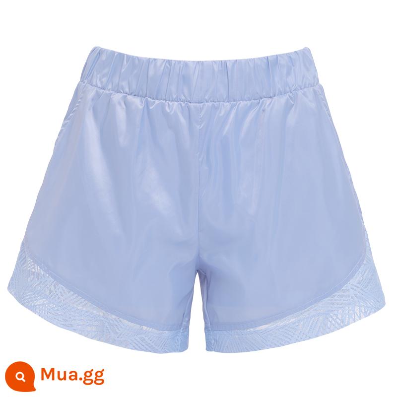 aimer thể thao Quần short tập yoga thoải mái thể thao AIMER giả hai mảnh AS151G41 - Màu xanh nhạt