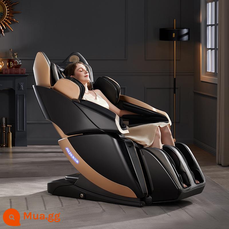 Oaks hàng đầu ghế massage 4D tại nhà toàn thân cột sống cổ vai eo biệt thự không gian sang trọng viên cao tuổi ghế ông chủ - bóng đen