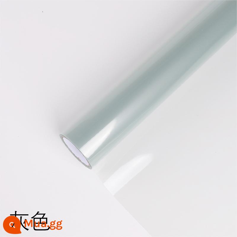 Cellophane trong suốt giấy gói hoa bó nhựa OPP phim hoa bùn giấy giữ nước chống thấm nước hoa shop chất liệu hoa - Giấy bóng kính dày 4.7 lụa màu [xám] 58 cm * 9 mét