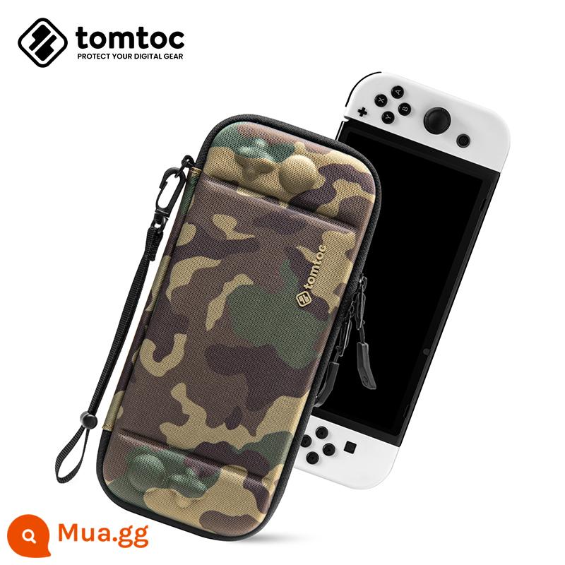 TomToc Switch OLED Bảo vệ Vỏ bọc Fancy Case Fantasy Armor Series Slim Storage Pack - Chuyển đổi mô hình ngụy trang mỏng OLED