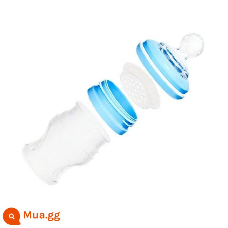 gb good baby núm vú giả cỡ rộng sơ sinh núm vú giả mô phỏng sữa mẹ silicone chống đầy hơi nhiều gói - Bộ đầu thìa ăn dặm dành cho trẻ ăn dặm