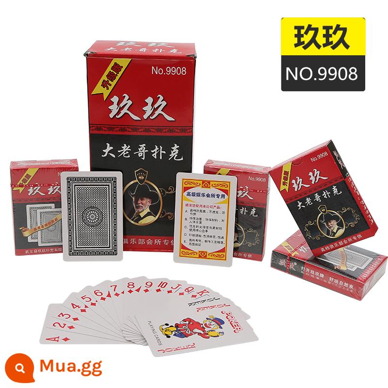 10 bộ đúng giờ 8845 58 thẻ chơi dày Jiujiu Binji Leji Parker thẻ poker người lớn sáng tạo - Đại ca Cửu Cửu [10 đôi]