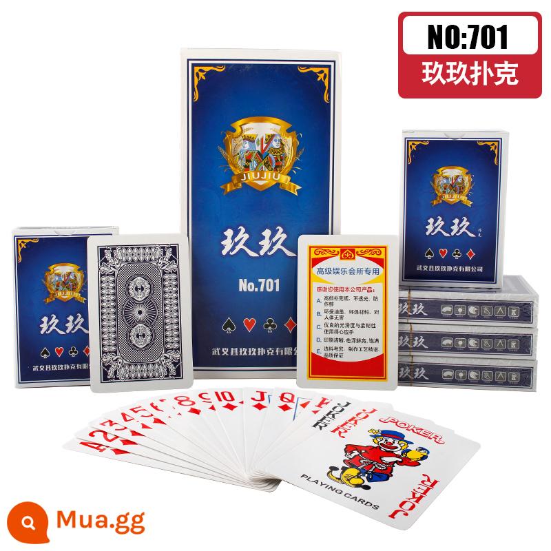 Ký tự lớn đúng hạn Poker cao cấp nguyên hộp 10-100 cặp thẻ Jiujiu Park dày và cứng giá rẻ kinh tế - Kuku701