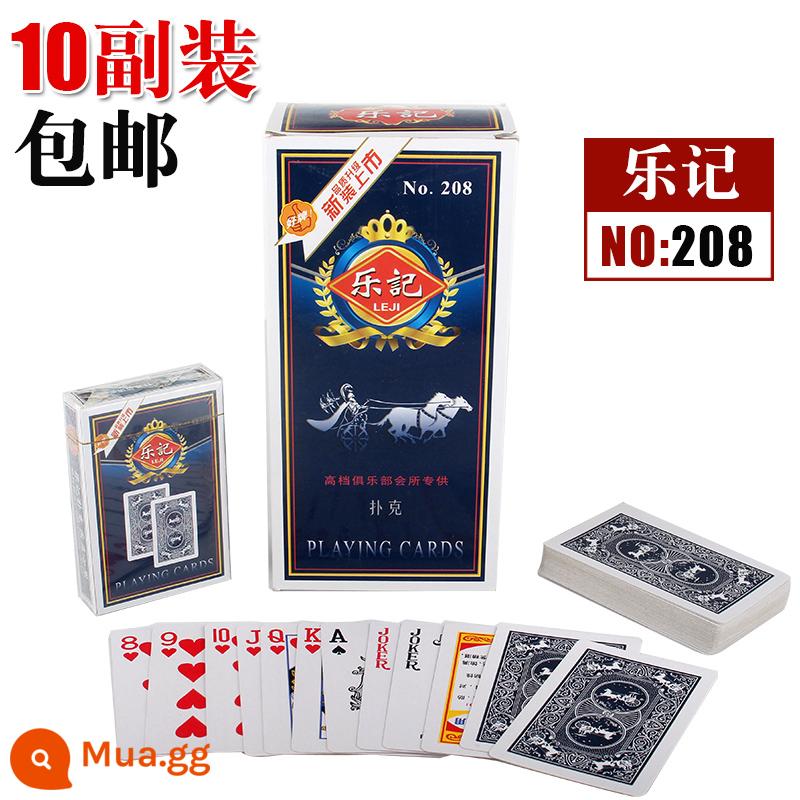 10 bộ đúng giờ 8845 58 thẻ chơi dày Jiujiu Binji Leji Parker thẻ poker người lớn sáng tạo - Xe đẩy Leji [10 đôi]