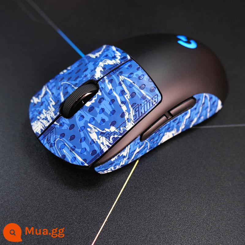 Miếng dán chuột chống trượt chống mồ hôi LizardSkins da thằn lằn Zhuowei EC1EC2FK2BZA11ZA12 EC3C - Hồ xanh ngụy trang xanh trắng