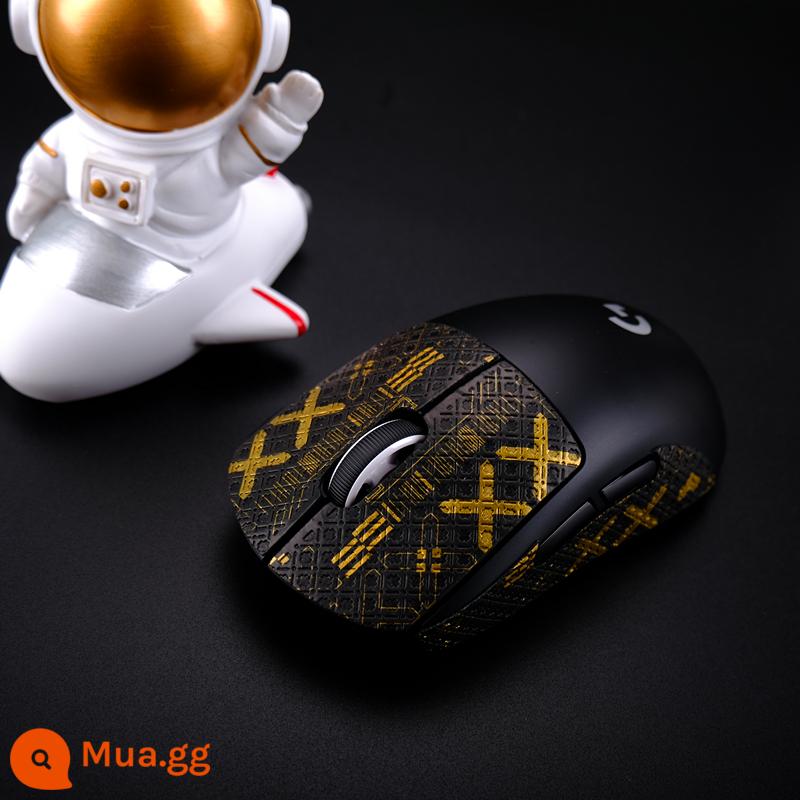 Chuột thấm hút mồ hôi chống trượt miếng dán chống mồ hôi TitanSkins GPW GPW2 độc viper EC2G502 da thằn lằn phiên bản tùy chỉnh - Bộ in vàng đậm