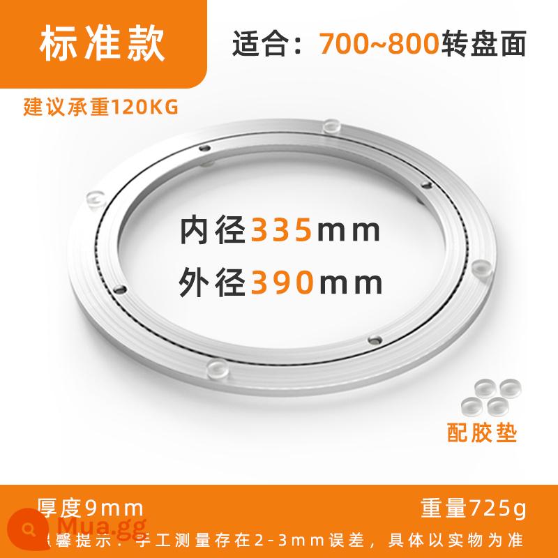 Bàn Ăn Bàn Xoay Đế Gỗ Chắc Chắn Kính Bàn Tròn Mang Gỗ Gụ Bàn Core Hộ Gia Đình Bàn Ăn Xoay Đường - Kiểu dáng êm ái 39cm [tăng cường chống trượt]