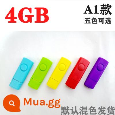 Bán buôn 1g công suất nhỏ đấu thầu ổ đĩa flash Ổ đĩa flash USB 2g món quà khắc 4g ổ đĩa flash kim loại 8g công ty tùy chỉnh logo - Đĩa 4(G)A1U