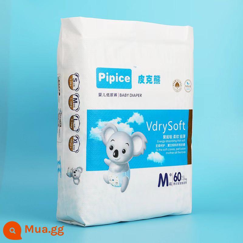 Tã Pique Bear size L 52 miếng mềm thấm hút đa năng cho bé nam và nữ - Tã giấy cỡ S