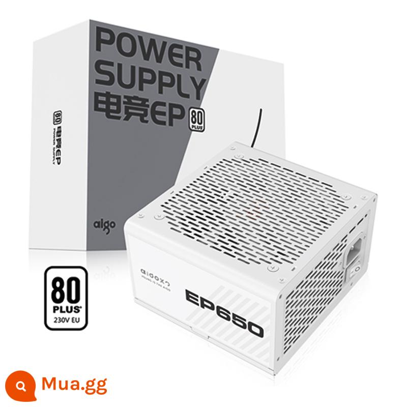 Vỏ máy tính Patriot G500w cung cấp điện đầy đủ mô-đun công suất cao nhất 600W máy tính để bàn chủ atx cpu hai chiều - Cáp ổ cắm thẳng EP650 nhãn hiệu màu trắng (công suất định mức 650W) màu trắng