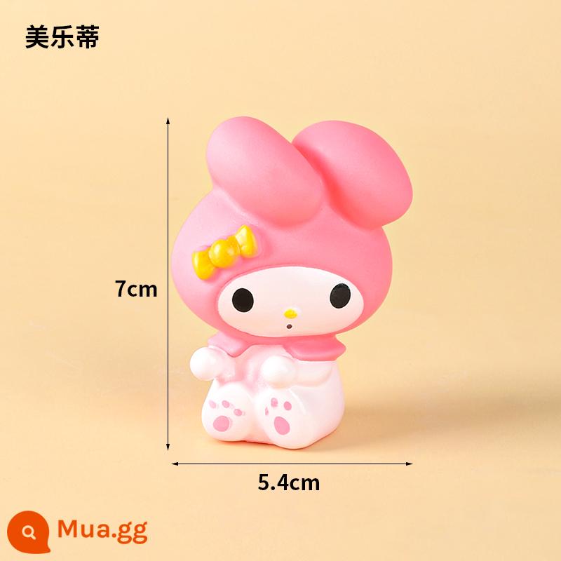 Kuromi trang trí bánh đồ trang trí quế chó Sanrio đồ trang trí sinh nhật internet người nổi tiếng trứng cậu bé đảng trang trí bánh - Men giai điệu 5 bộ