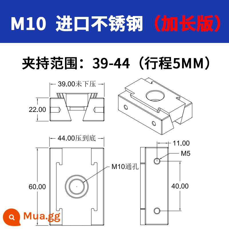 OK lịch thi đấu CNC đa trạm nghiêng kiểu nêm mở rộng trung tâm xử lý khối kẹp cạnh nhau cố định kẹp chính xác - M10 phiên bản mở rộng hai chiều