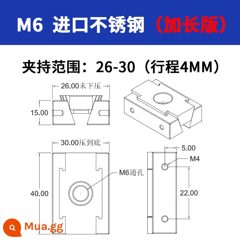 OK lịch thi đấu CNC đa trạm nghiêng kiểu nêm mở rộng trung tâm xử lý khối kẹp cạnh nhau cố định kẹp chính xác - M6 phiên bản mở rộng hai chiều