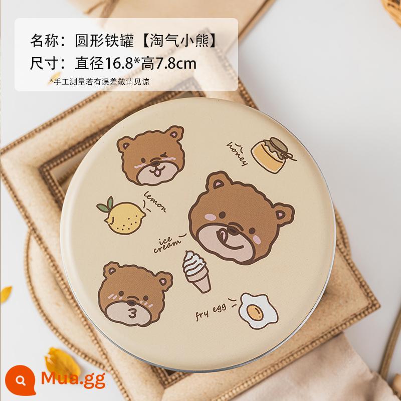 Snowflake sắc nét bao bì túi bánh quy bánh quy bánh quy cá nhân nhỏ bao bì túi sữa táo tàu kẹo dẻo máy niêm phong túi giấy - [Gấu Nghịch Ngợm] Tròn size lớn 1 cái