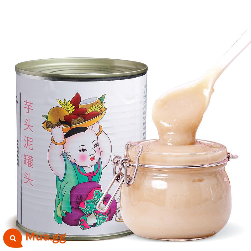 Đậu đỏ đóng hộp Quảng Tây 950g Bột đậu đỏ eo mật nấu đường nano Đậu mật nguyên liệu đặc biệt cho quán trà sữa nướng - Bột khoai môn đóng hộp 900G (không giao hàng miễn phí nếu đầy đủ)