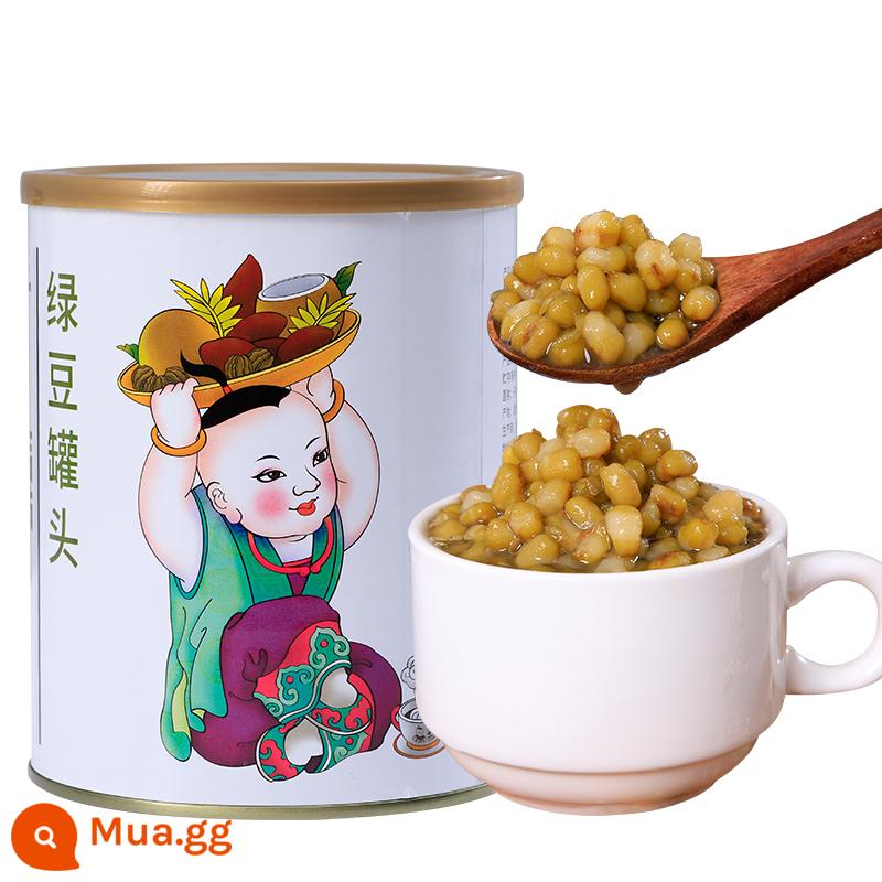 Đậu đỏ đóng hộp Quảng Tây 950g Bột đậu đỏ eo mật nấu đường nano Đậu mật nguyên liệu đặc biệt cho quán trà sữa nướng - Đậu xanh đóng hộp 900G (không miễn phí vận chuyển nếu đầy)