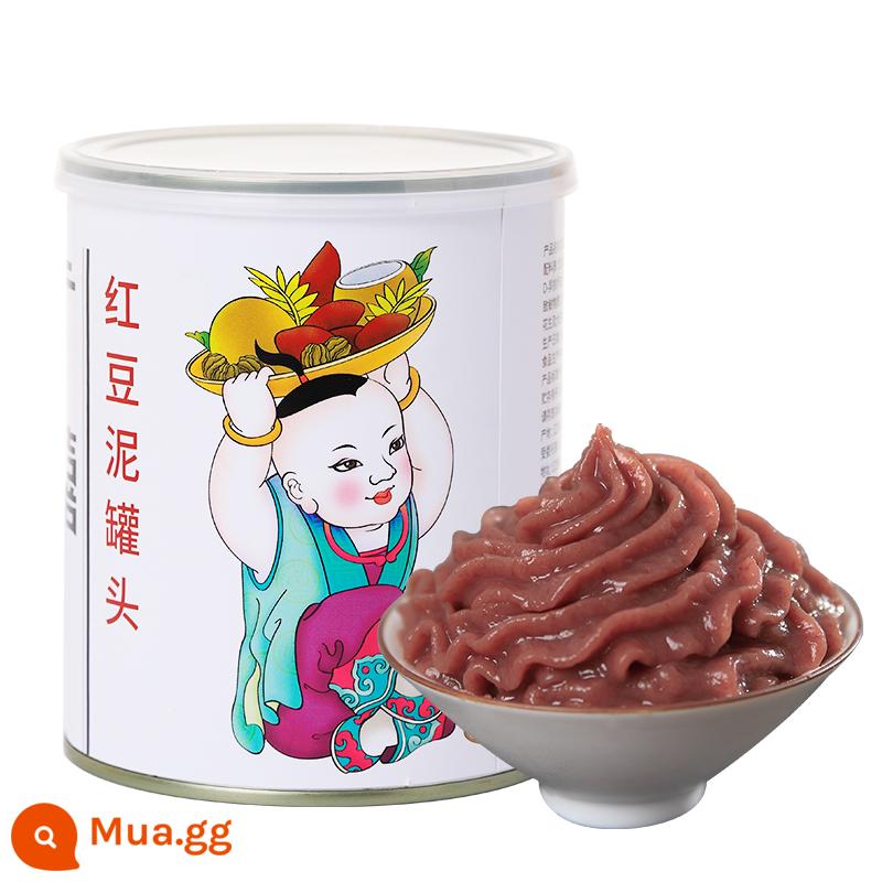 Đậu đỏ đóng hộp Quảng Tây 950g Bột đậu đỏ eo mật nấu đường nano Đậu mật nguyên liệu đặc biệt cho quán trà sữa nướng - Đậu đỏ đóng hộp 900g (nếu đầy sẽ không miễn phí giao hàng)