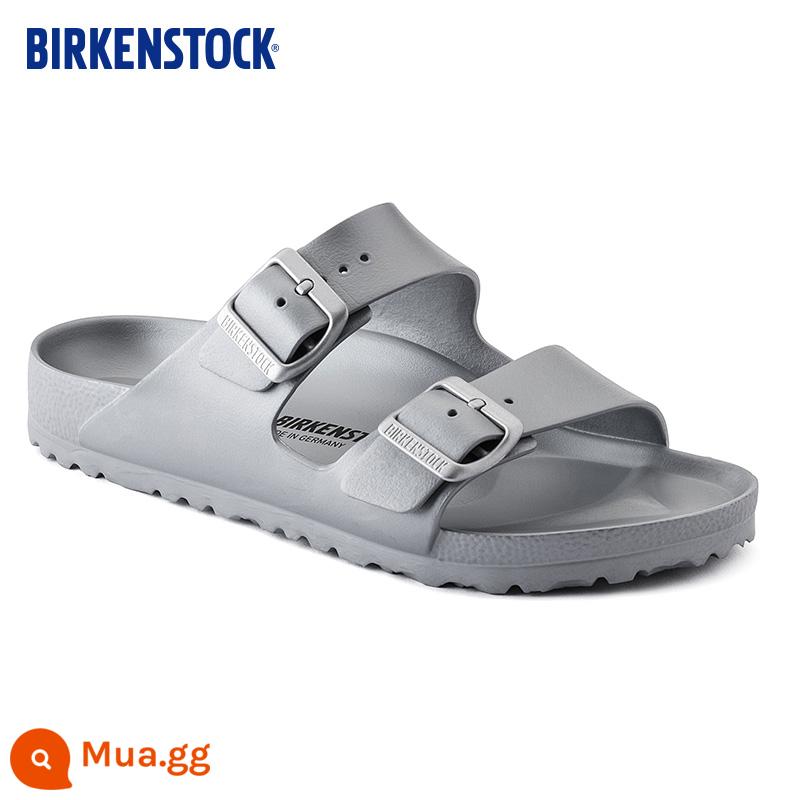 BIRKENSTOCK dép nam nữ giống nhau Dép eva đi giày đi biển dòng Arizona nhập khẩu Đức - Phiên bản hẹp bạc 1003491