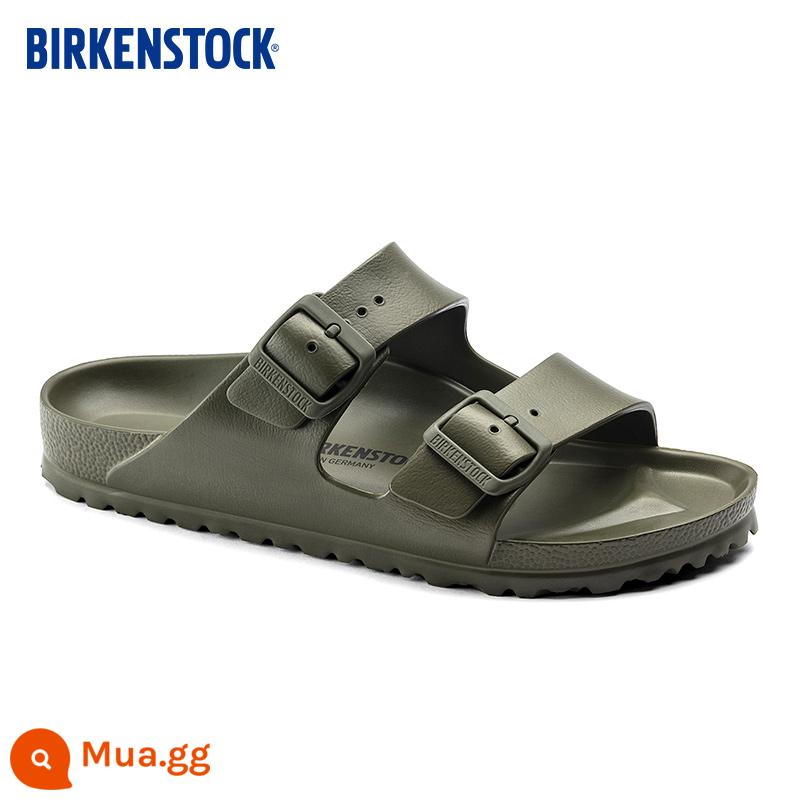 BIRKENSTOCK dép nam nữ giống nhau Dép eva đi giày đi biển dòng Arizona nhập khẩu Đức - Phiên bản hẹp xanh 1019152