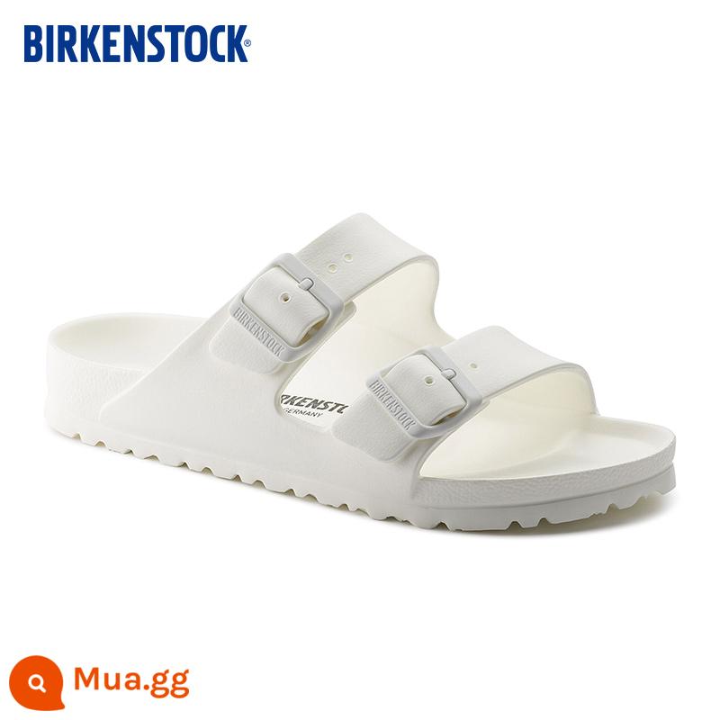 BIRKENSTOCK dép nam nữ giống nhau Dép eva đi giày đi biển dòng Arizona nhập khẩu Đức - Phiên bản thường màu trắng 129441