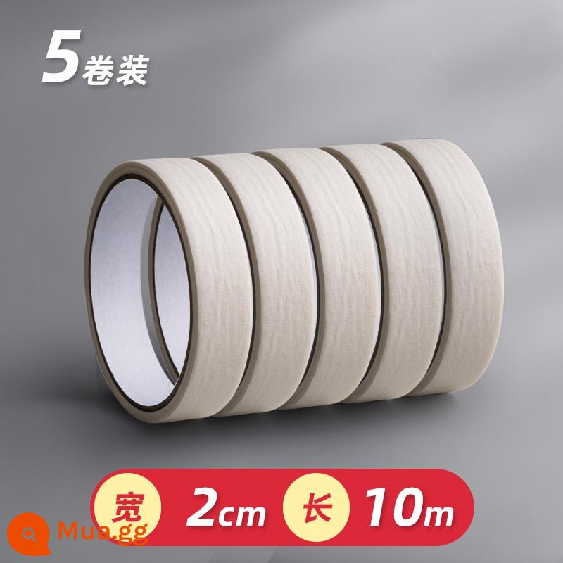 Các tông vải 8K4K sơn bột nước giấy đặc biệt 600g sơn dầu acrylic nghệ thuật hội họa sinh viên giấy vẽ chuyên nghiệp cho người mới bắt đầu màu nước 4 mở kết cấu cứng Tranh dày màu trắng 16K - [Ưu đãi đặc biệt] Chiều rộng 2cm*Dài 25m (5 cuộn)