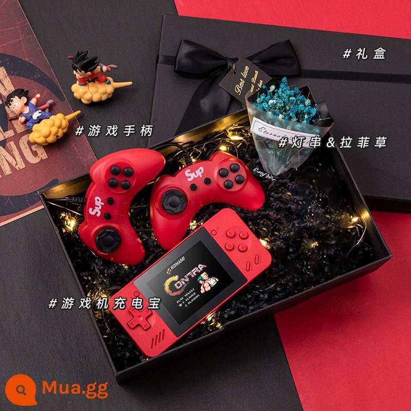 Quà tặng sinh nhật máy chơi game cho nam gửi tặng bạn trai ý nghĩa kỷ niệm 1 năm yêu chồng đốn tim ngày lễ tình nhân - Gói hộp quà tặng cao cấp (màu đỏ sống động)