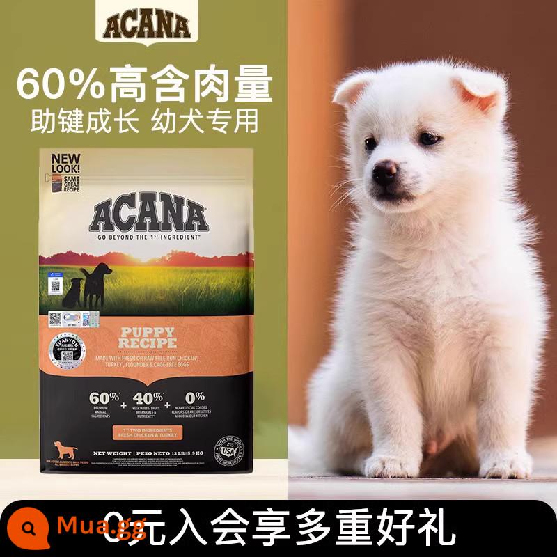 ACANA Aikena Classic Farm Hương Vị Gà Thức Ăn Cho Chó Con Trưởng Thành Loại Phổ Nhập Khẩu Nguyên Con Thức Ăn Cho Chó 11.4Kg - [Thức ăn cho chó con] 5.9kg Ngày hết hạn: 2024-04-11