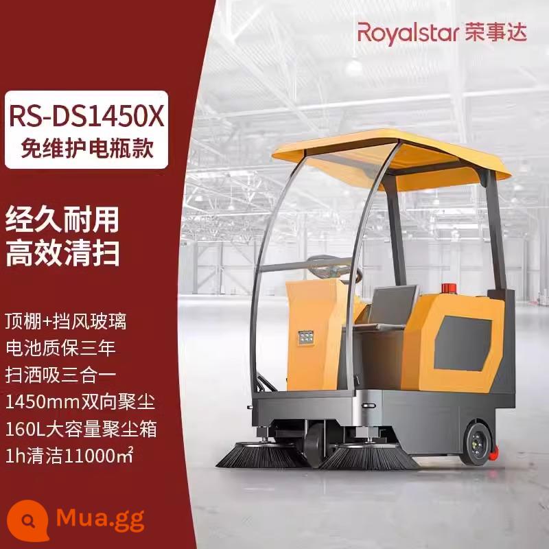 Nhà máy quét rác lái xe Rongshida xưởng công nghiệp máy quét đường thành phố máy quét rác - Mẫu kính chắn gió RS-DS1450X