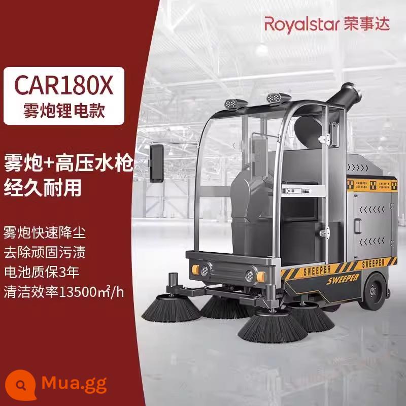 Nhà máy quét rác lái xe Rongshida xưởng công nghiệp máy quét đường thành phố máy quét rác - Mẫu súng bắn nước áp lực cao phun sương RS-CAR180X